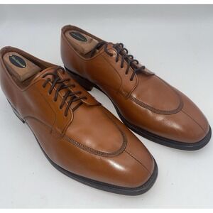 ET Wright Apron Toe Tan‎ Brown Dress Shoes 10.5 EE